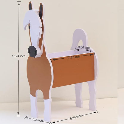 Horse Gifts for Women,Horse Planter Plant Pot,Cute Horse Flower Pots for Outdoor Garden Decoration,Christmas or Birthday Gifts for Women,Office Home Decor Small Horse