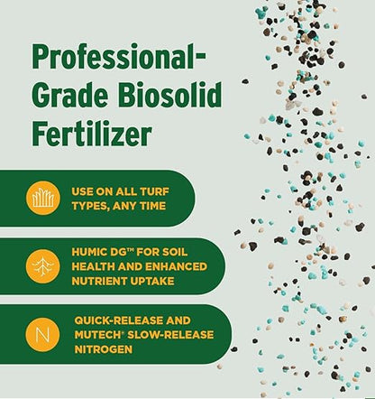 The Andersons Professional Ecofusion™ Plus 20-0-5 Biosolid Fertilizer with Humic Acid, Iron and Micronutrients 18 lb. Bag - Covers up to 5,000 sqft.