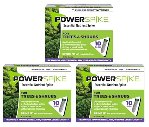 for Trees & Shrubs, Sprint & Fall ferilizer Spike. Formulated to Feed and fertilize All Types of evergreens, Trees & shubs. Packed with Essential nutrients (30)