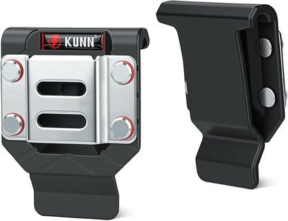 KUNN Drill Holder for Tool Belt, Drill Belt Clip & Tape Measure Holster | Low-Profile Quick-Release Holder | Fits Belts Up to 2.7" | for Impact Driver, Nailer