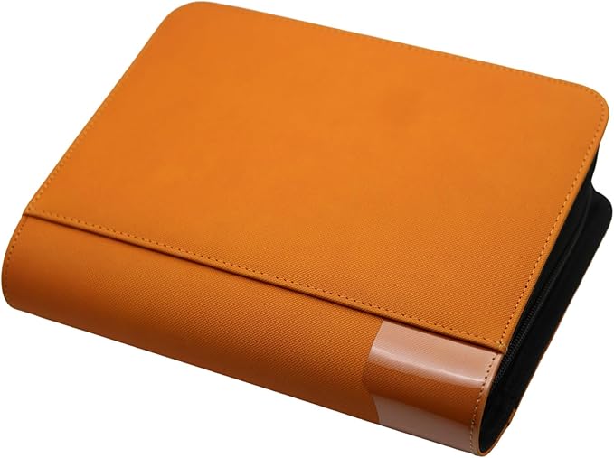 greeting card book organizer,christmas card photo album,birthday card organizer binder,for greeting card box keepsake storage and display,holds 84 cards (orange)