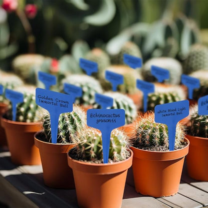 Plant Labels,200pcs Plant Tags,Blue Plant Markers,Gardening Supplies,Garden Labels Outdoor Waterproof,Garden Markers,Plastic Plant Labels for Seedlings,Garden Accessories for Outside,Plant Nursery