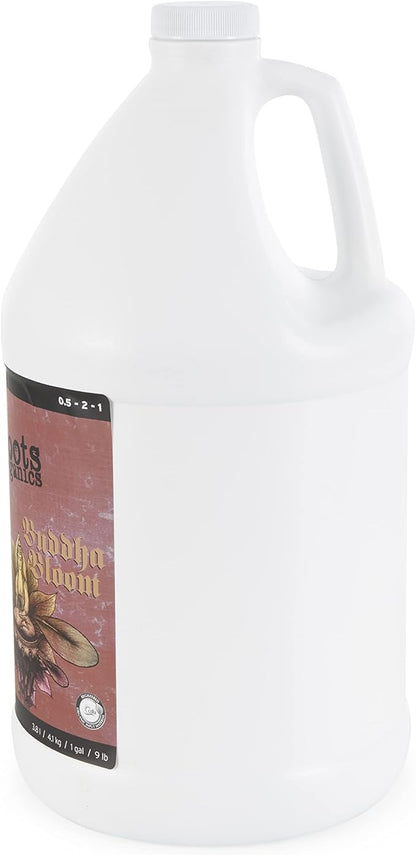 Roots Organics ROBBG Natural Organic Buddha Bloom Plant Fertilizer for Indoor Outdoor Container Plants and Hydroponics, 1 Gallon