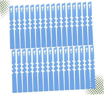 SUPVOX 200Pcs Plant Tags Garden Markers for Easy Plant Identification Home Shop Park and Market Use Blue