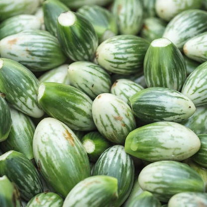 50 Seeds Thai Eggplant Seed, Thai Green Fingers Eggplant Asian Vegetable Seeds