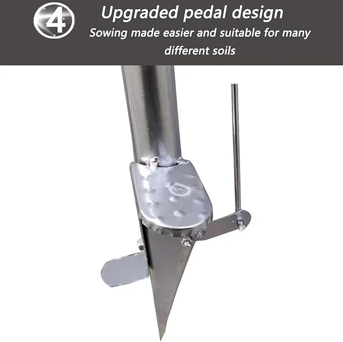 Seed Sower Gardening Tools Fertilizer Applicator Manual Seeder Vegetable Seeder Planter,Sowing and Fertilization,for Agriculture Garden