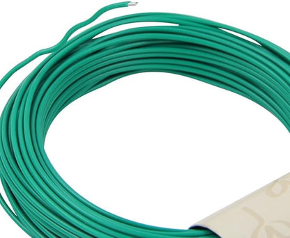 KINGLAKE 100 Feet Green Sturdy Plastic Coated Garden Wire 1.8mm Plant Twist Tie Garden Training Wire (2pks 50 ft)