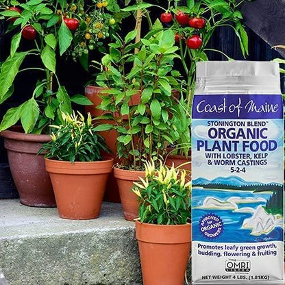 Coast of Maine Stonington Blend Organic Plant Food, 4 lb.