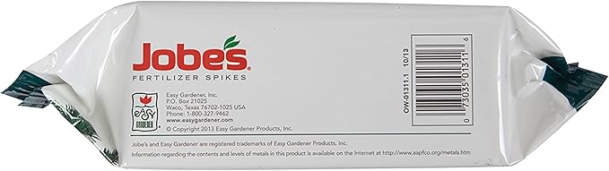 Jobe’s Slow Release Evergreen Fertilizer Spikes, Easy Plant Care for Cypress, Arborvitae, Pine, Cedar, and Many More Acid Loving Trees, 9 Count
