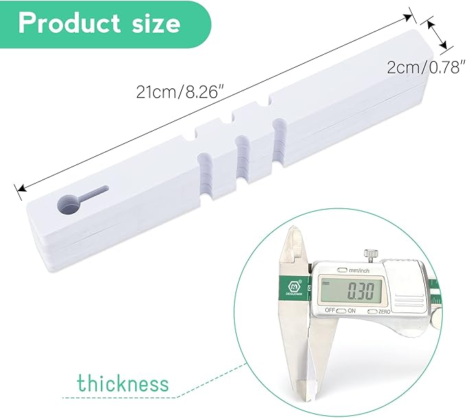 KINGLAKE 200 Pcs White Plastic Plant Tree Tags Nursery Garden Lables 2x20cm Wrap Around Hanging Tags Nursery Garden Stakes Large Writing Surface