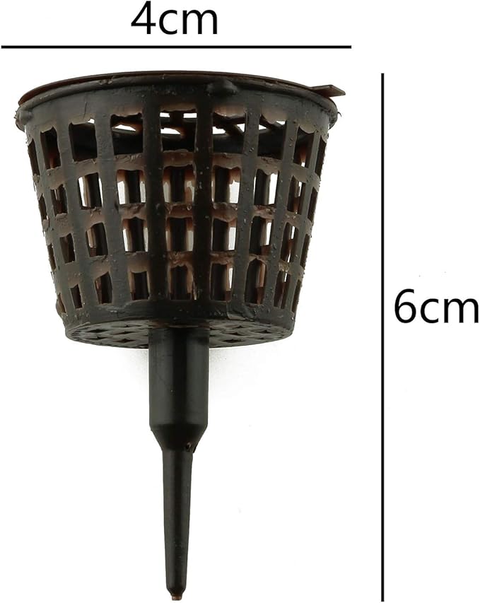 Tegg Fertilizer Basket 10PCS Fertilizer Box with Cover for Osmocote Orchid Bonsai Flower Plant