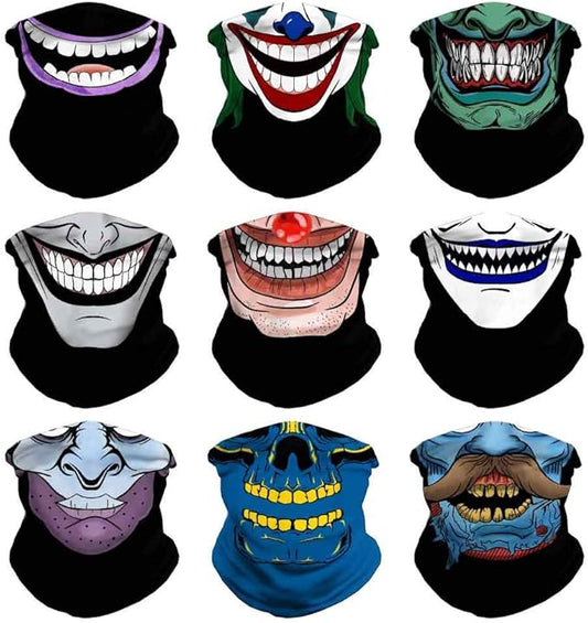 Neck Gaiter Face Cover - Sun Protection Mask Balaclava for Men and Women