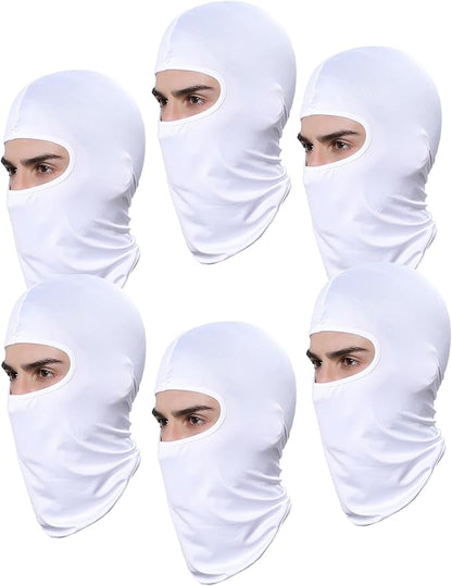 Xeoxarel 6 Pack Balaclava Ski Mask for Men/Women, Full Face Cover