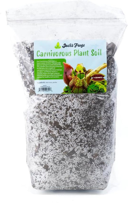 Josh's Frogs Sprig & Stone Carnivorous Plant Soil - Venus Fly Traps/Pitchers/Sundews (4 Quart)