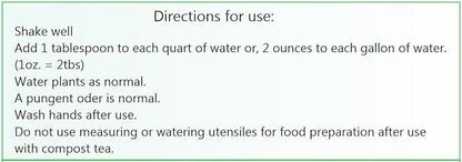 Super Compost Tea_P (16oz - 1 Pint) Natural and Organic for Plant Food Fertilizer and Growth Efficiency.