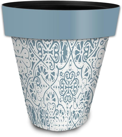 Briarwood Lane Ornamental Blue and White Large Planter