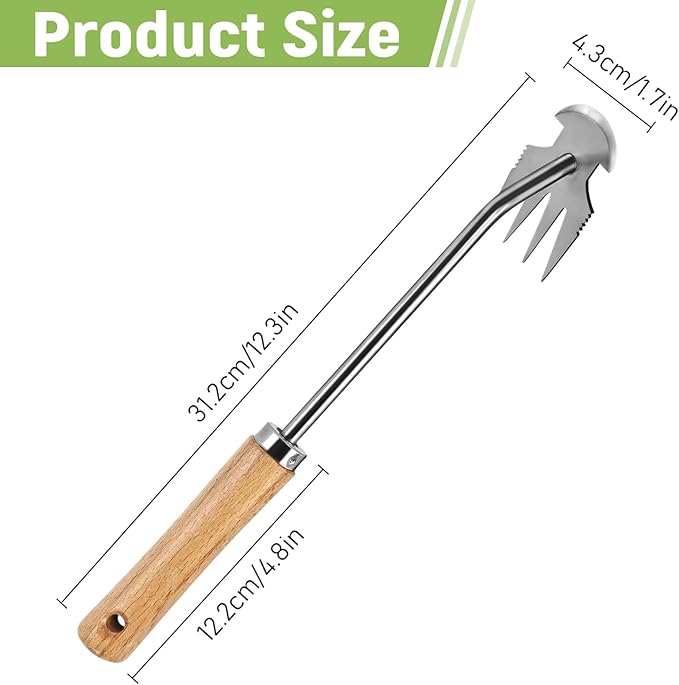 Weed Puller Tool, Gardening Hand Weeder, 2026 New Weeding Artifact for Uprooting Weeds, Dual Purpose Manual Weed Pulling Tool for Yard and Garden-Style 7
