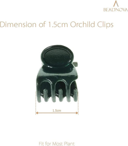 BEADNOVA Orchid Support Clips - 300PCS Plant Clips for Flower, Vine