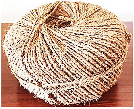 Garden Twine Made Out of 100% Natural Coconut Fiber,Weight per Spool is 7 Lbs, and The Length is About 1100 Feet