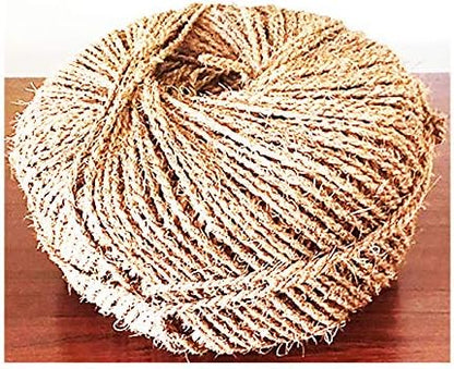 Garden Twine Made Out of 100% Natural Coconut Fiber,Weight per Spool is 7 Lbs, and The Length is About 1100 Feet