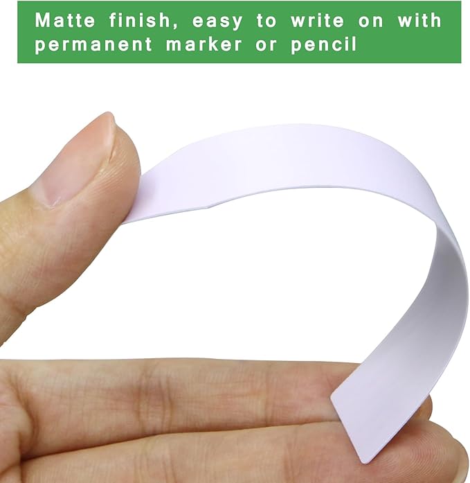 1000 PCS Plastic Plant Labels for Seeding Plant Tags for Outdoor Garden, Waterproof Labels for Pot Garden Stake (White)