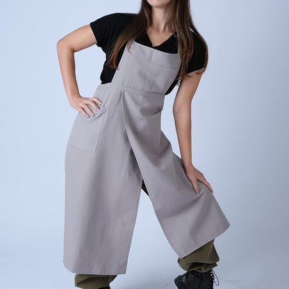 makemake Tools | Split-Leg Waterproof Unisex Pottery Apron for Pottery Artist | Ceramic Coveralls | Claypron | Florist Gown