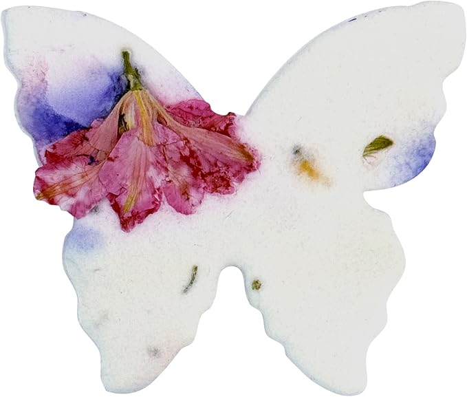 50pcs Small Pink & Purple Butterfly Seed Paper – Plantable & Writable Wildflower, Gift for Mom This Mother’s Day, Use for Shower Favors Weddings, Party Favors or Life Events