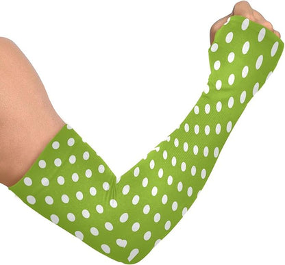 Wamika Gardening Sleeves Spring Globe Daisy Flowers Farm Sun Protective Arm Sleeves with Tumb Hole