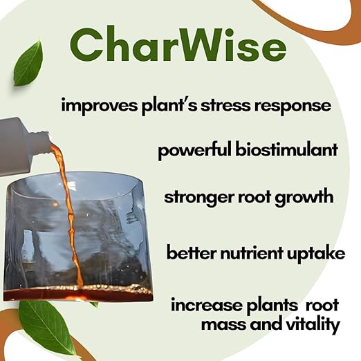 VermisTerra CharWise - 16 oz Wood Vinegar Biostimulant - Seed Germination, Enriches Soil, Growth Enhancer, Combats Odor, Animal Care - pyroligneous Acid, Natural byproduct of biochar