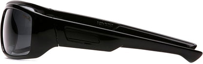 Pyramex Furix Safety Glasses Black Frame Clear Anti-Fog Lens