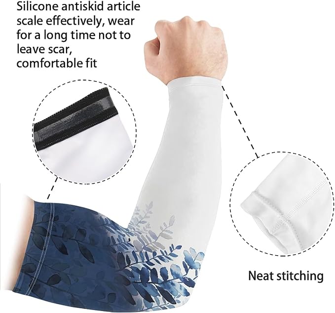 Binienty Unisex Arm Sleeves for Driving, Golf, Cycling, Sports, UV Protector Cooling Arm Sleeves Cover
