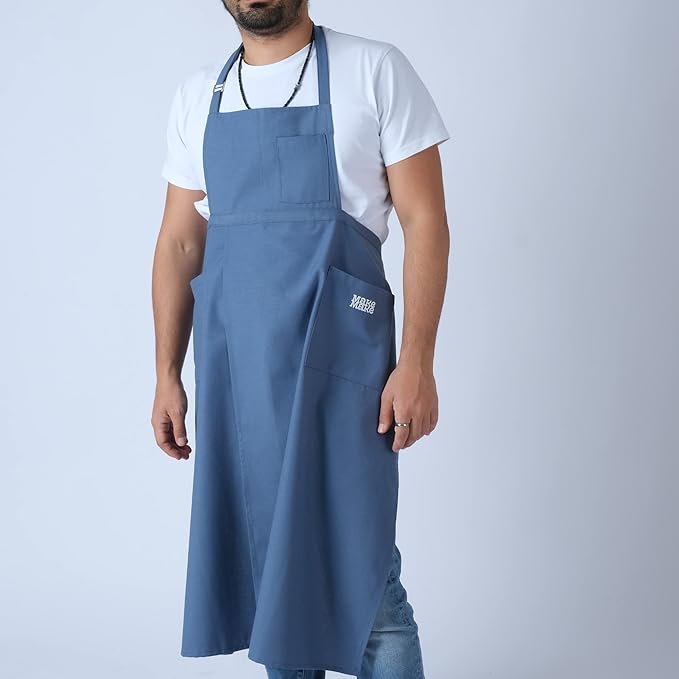 makemake Tools | Split-Leg Waterproof Unisex Pottery Apron for Pottery Artist | Ceramic Coveralls | Claypron | Florist Gown