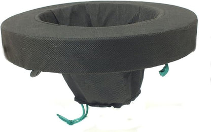 PondH2o Floating Aquatic Water Garden Pond Planter Basket, 10 Inch (26cm) Round Fabric Floatable Flower Plant Pot Aquaponics, Hydroponics, Flower Islands for Ponds and Water Features