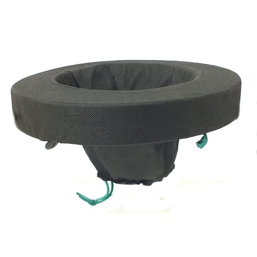 PondH2o Floating Aquatic Water Garden Pond Plant or Flower Fabric Planter Baskets, 10" Square & 14" Round, Aquaponics, Hydroponics | Value 2 Pack