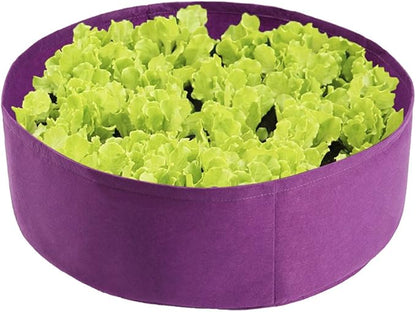 Firlar 2 Pack Fabric Raised Garden Bed, 15 Gallon Planting Bed Round Raised Planter Grow Bag Garden Bed Bag Planter Container for Plants, Herb, Flowers and Vegetables