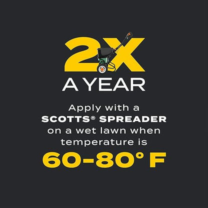 Scotts Turf Builder Triple Action1 - Weed Killer, Crabgrass Preventer, Lawn Fertilizer, 4,000 sq. ft. (2-Pack)