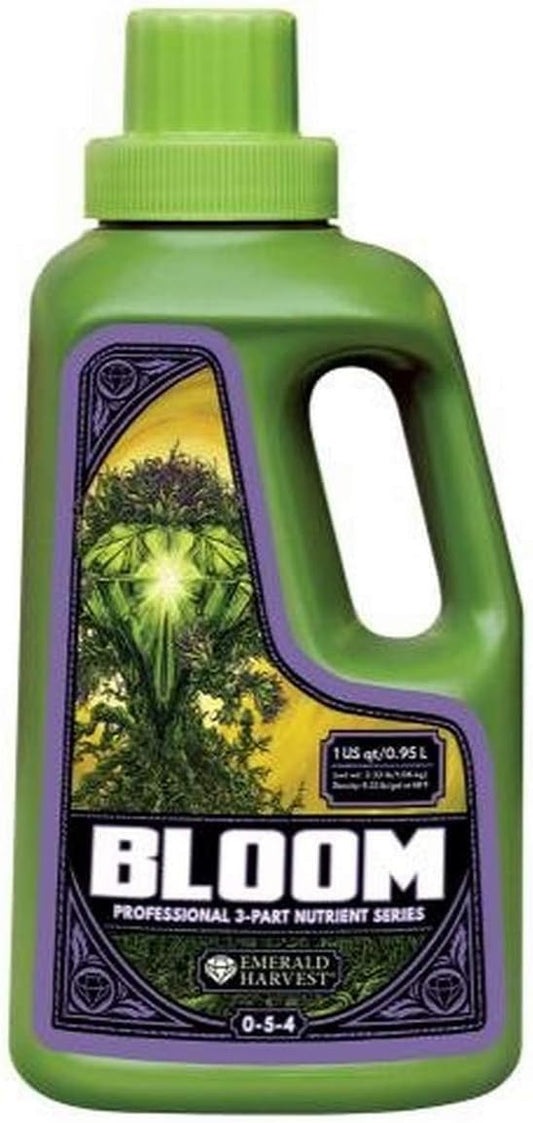 Emerald Harvest 723886 Bloom Quart/0.95 Liter (12/Cs) fertilizers, 0.95 L, Natural