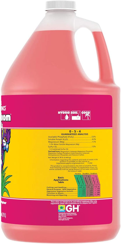 General Hydroponics 718015 FloraBloom, 1 Gallon, Magenta