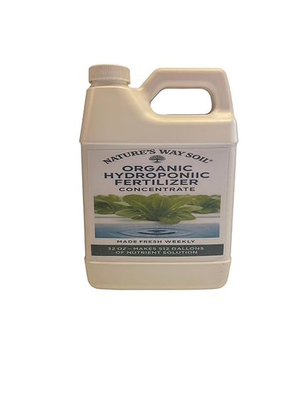 Nature’s Way Soil® Organic Hydroponic Nutrients & Living Soil Fertilizer – Liquid Plant Food with Fermented Duckweed, Kelp, Humic & Fulvic Acids – for Hydroponics, Soil & Indoor Plants