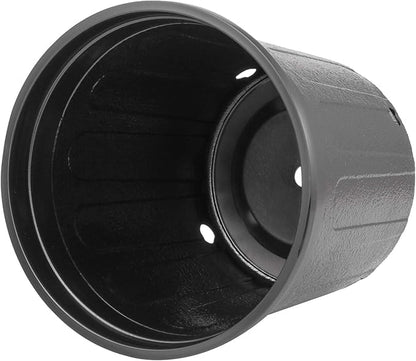 KEILEOHO 25 Pack Plastic Plant Nursery Pots, 1 Gallon Plants Pots with Drainage Holes, Flower Plant Container for Cuttings, Seedling, Flower, Vegetable, Succulent, Black