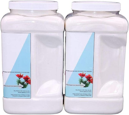 AABACO Water Storing Crystals - for Indoor & Outdoor Plants - Mix Crystals with Soil to Reduce The Amount of Watering Needed - Protect Against Heat - Watch Your Garden & Plant Grow (10LB)