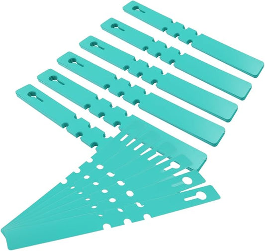 120 PCS Adjustable Plastic Plant Tree Tags - Waterproof Wrap Around Labels, Reusable Garden Markers(Green)