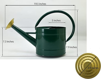 1.3 Gal Watering Can, Metal Watering Can with Removable Spout, Galvanized Water Can, Nice Plant Water Can for Indoor and Outdoor Use