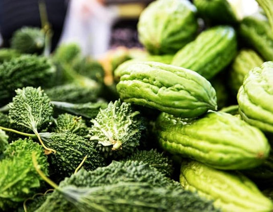 15 Long Bitter Melon Seeds - Up to 16 inches Fast Growing - Bitter Gourd Heirloom Non-GMO Vegetable Seeds