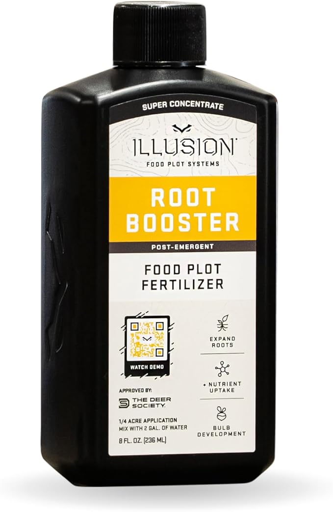 Root Booster Fertilizer Formula | All-in-One Food Plot for Deer - 1/4 Acre Coverage