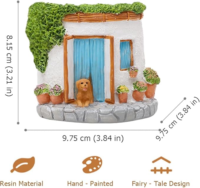 Creative Garden House Plants Flower Pot with Drainage Holes,Cute Dog Succulent Plant Pot Decorated Desk,Garden,Living Room