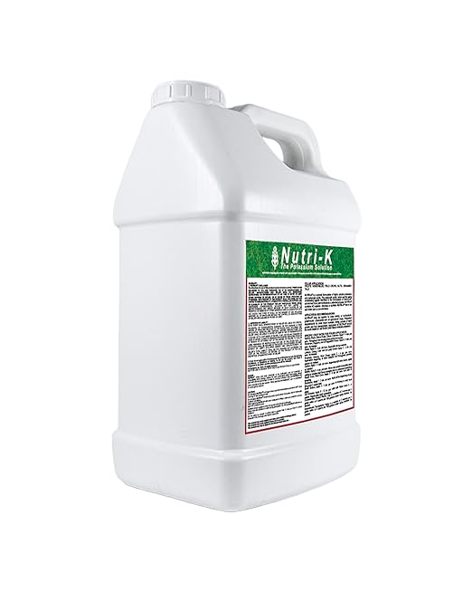 Nutri K Potassium Fertilizer for Plants - Enhances Flow & Uptake for Potting Soil Indoor Plants - Corrects Deficiencies & Prevents Blotchy Ripening in Fruits & Vegetables - 2.5 Gallons