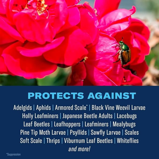 BioAdvanced 701100A 2 In 1 Rose Fertilizer and Flower Care Systemic Granules II Insect Killer, 5-Pound