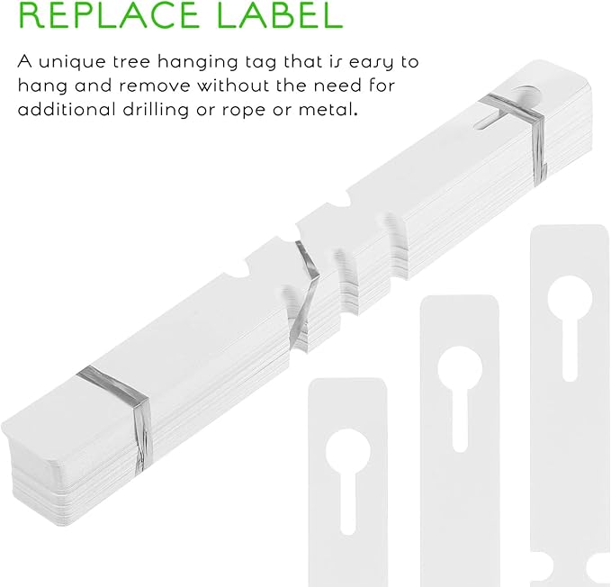 200Pcs Plastic Plant Labels Wrap Around Tree Tags, Adjustable Hanging Plant Tags, Nursery Garden Labels Name for DIY, Identification Stakes