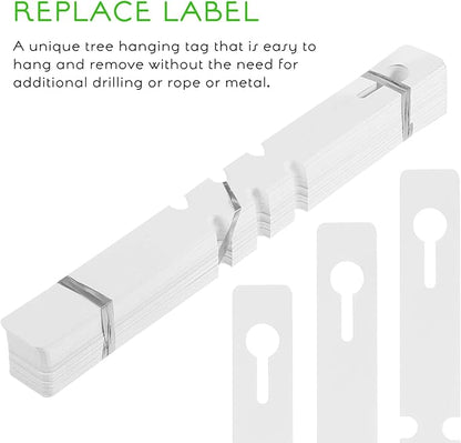 200Pcs Plastic Plant Labels Wrap Around Tree Tags, Adjustable Hanging Plant Tags, Nursery Garden Labels Name for DIY, Identification Stakes